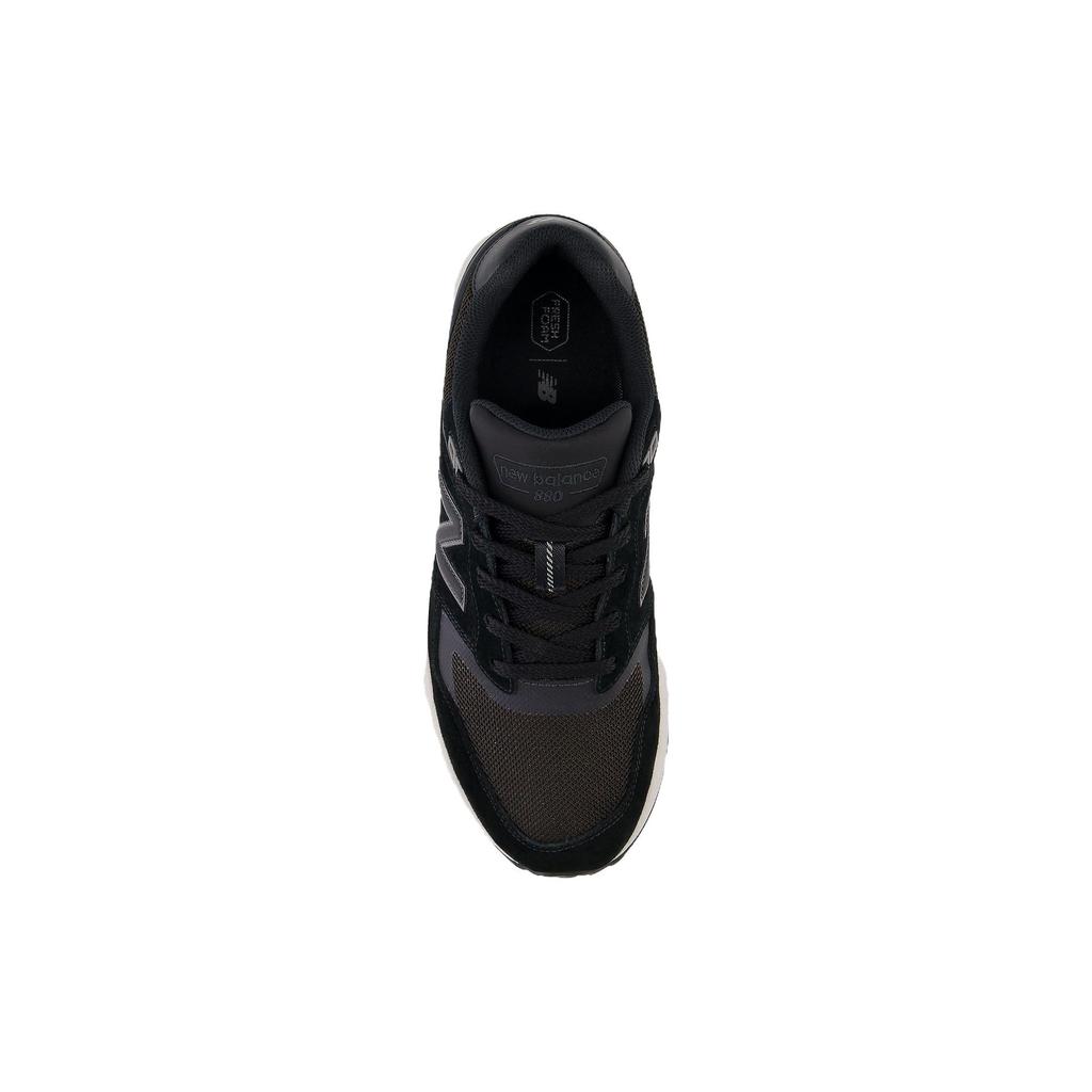New Balance 880v6 Cushioned Professional Running Shoes Black White Men's MW880BK6