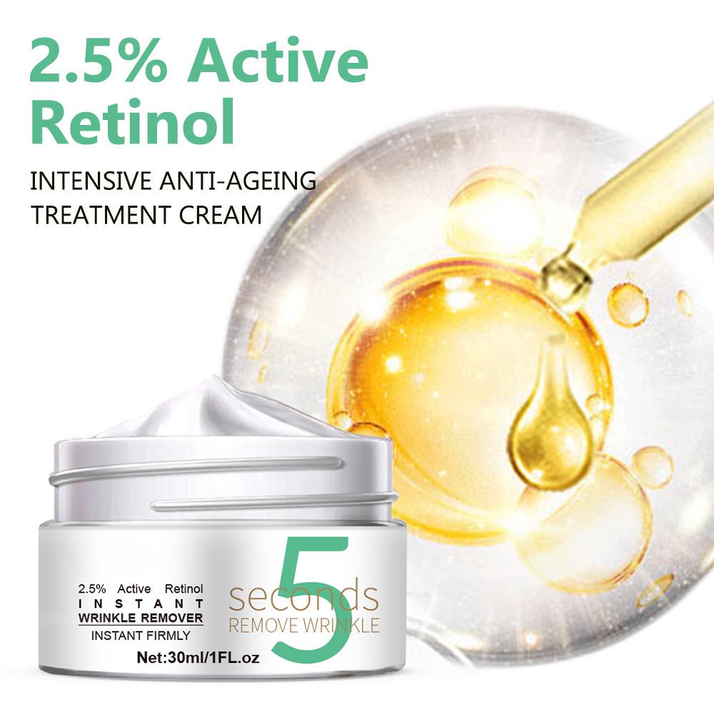 5 secunde pentru îndepărtarea ridurilor Cremă de față anti-îmbătrânire instantanee Întărirea pielii Fermitate