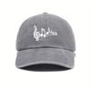 Hats for Women Spring and Summer Korean Style Old Retro Curved Brim Duck Hats for Couples Washed Hats for Men