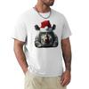christmas rhino TShirt Work Basic Short Sleeve Top