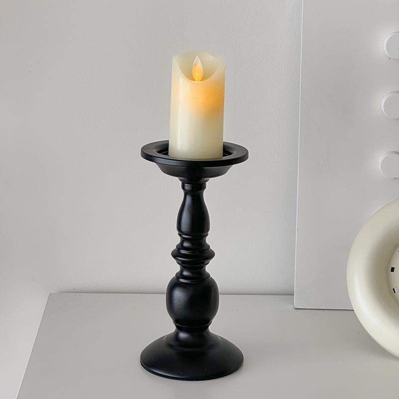 Roman Column Retro Style Aromatherapy Candle Holder for Dining Table Decor