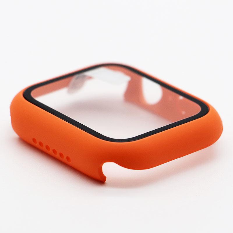 Tempered Glass Cover For Apple Watch Case Series 9  8  7 6 5 4 SE3 3 2 141mm  45mm  44mm  40mm 42mm 38mm PC Bumper Protector