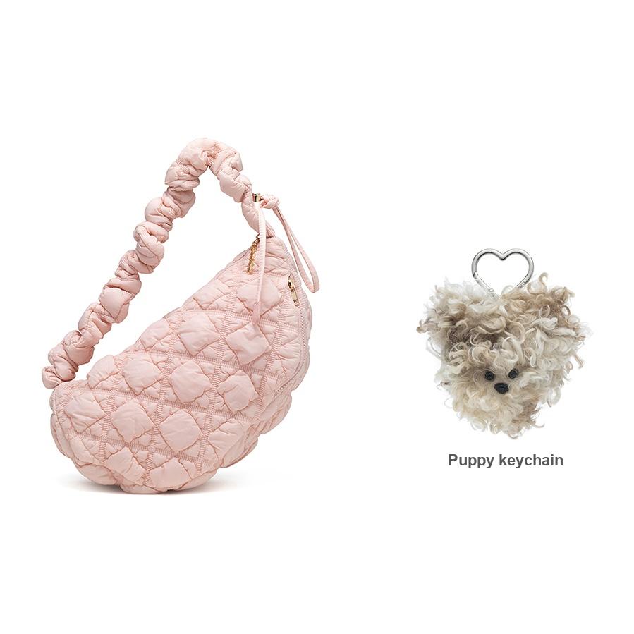 New CARLYN Nylon Crossbody One Shoulder Handbag Regular Women's Light Pink H72303010P