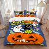 3pcs Bedding Set Halloween Party Includes 1 Comforter + 2 Pillowcases, Without Pillow Inserts, Soft Comfortable, Lightweight Breathable, Pri
