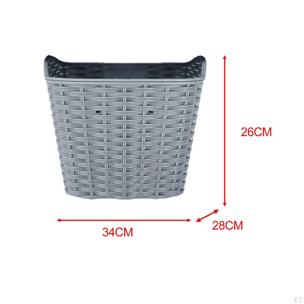 Bike Front Basket - Sleek Storage Option for City Riders