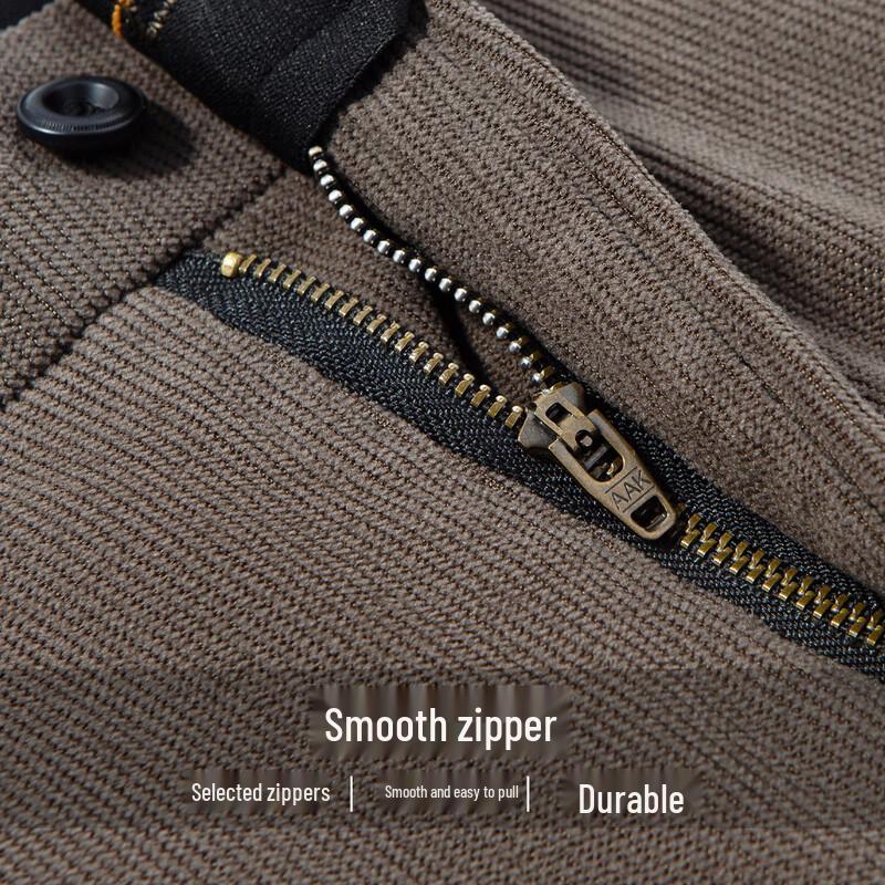 Hodo Men's Corduroy Casual Business Trousers