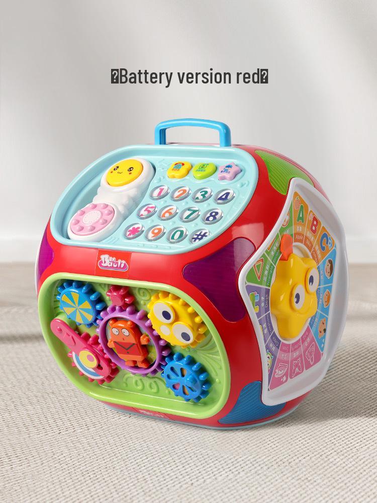 Poly Children s Learning House: Multifunctional Seven-Sided Educational Game Table