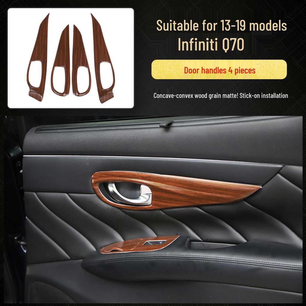 Infiniti Q70 Carbon Fiber Interior Modification: Shift Lever, Navigation, Door Trim