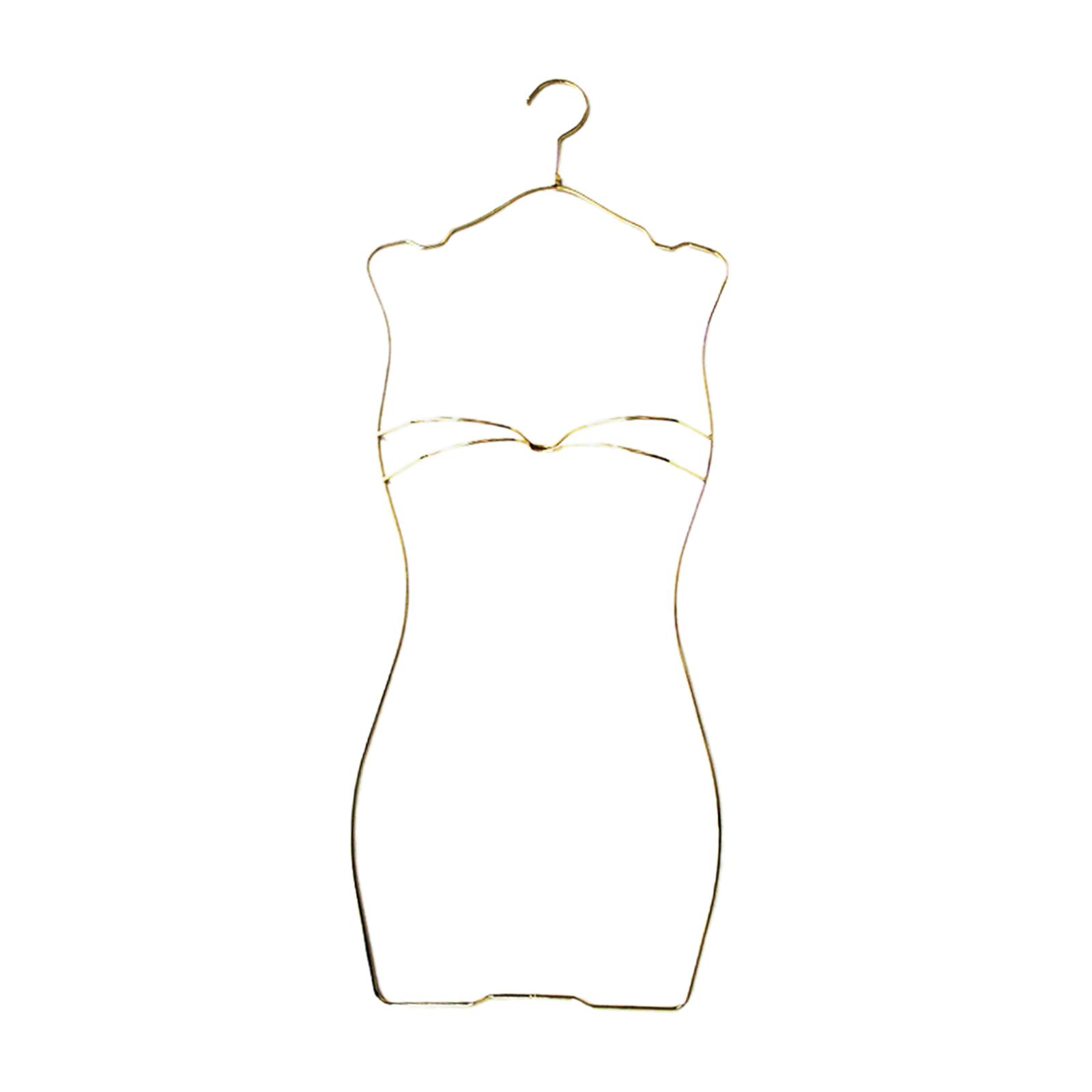 

Bikini Display Hanger Swimsuit Hanger for Cloakroom Show Window Wardrobe золотой