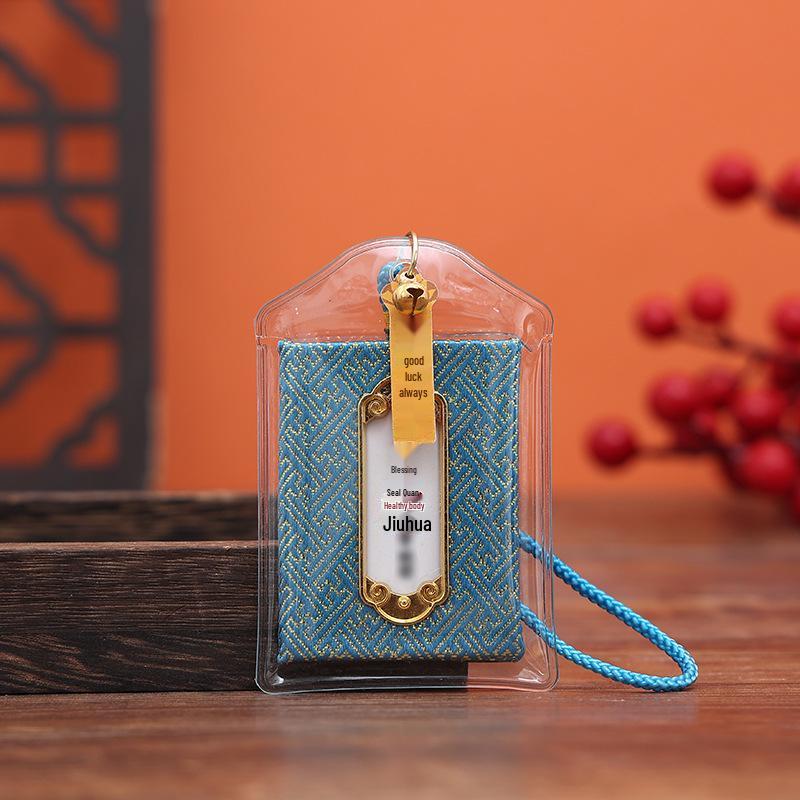 Lingyin Temple Amulet Sachet: Portable Charm for Phone, Car, or Purse – Health & Luck Pendant