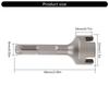 Professional Ground Rod Driver Attachment Drill Bit Driver Square Crosses Pile Ground Rod Adapter Bit for Hammer Drill