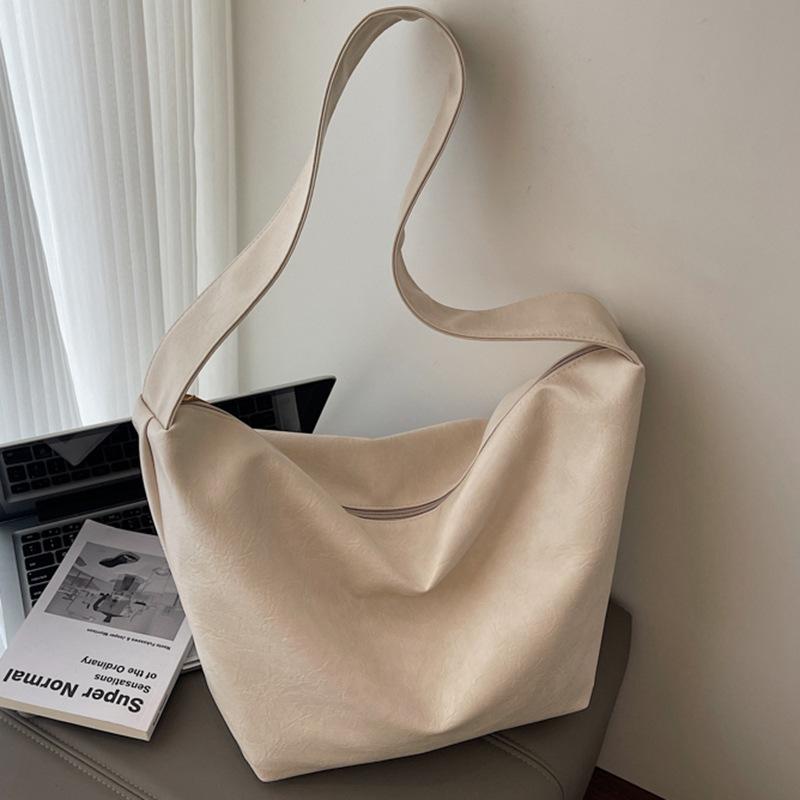 Mode Neu Weich Langlebig Vintage Tote Große Kapazität Premium Textur Weich Langlebig Outdoor Pendler Schulter Umhängetasche