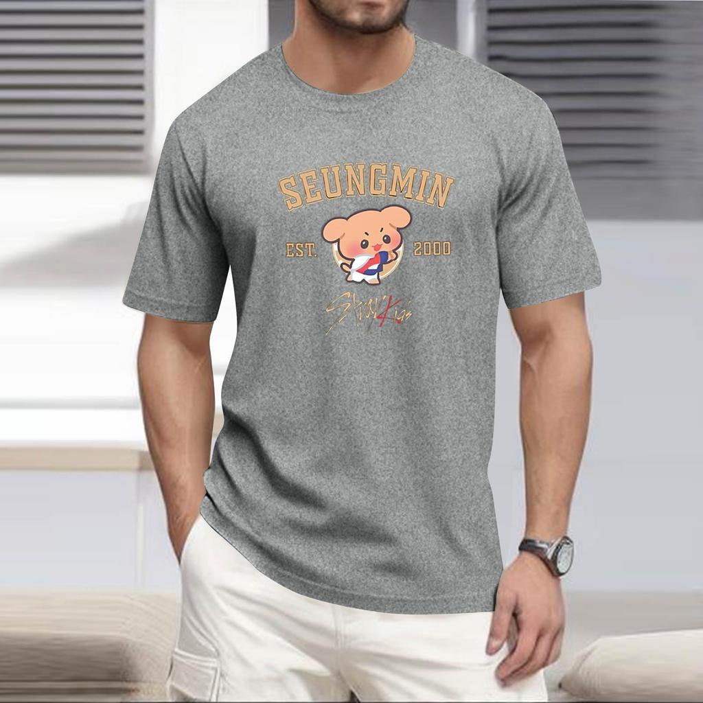 Men'S Fashionable T-Shirt, Street Casual Short Sleeved Clothing