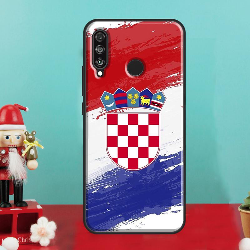 Croatia Flag For Huawei Nova 12i 12s 11i 5T Y90 Y70 Y60 Y61 Y91 Y72 9 10 SE P60 Pro P20 P30 P40 Lite Case