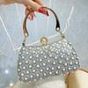 New evening dress banquet clutch bag diamond-encrusted small bag celebrity texture shoulder crossbody portable dinner bag