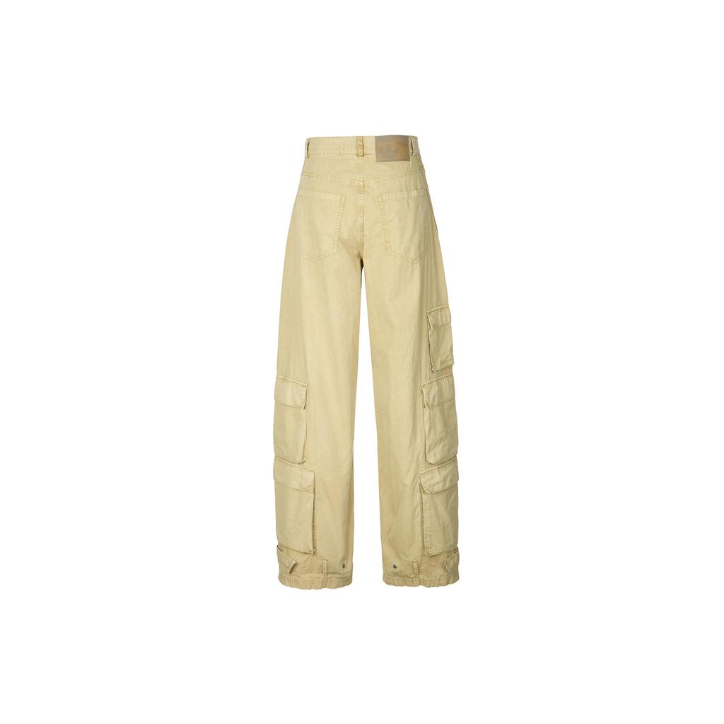 Adidas Originals Casual Pants Unisex Linen Khaki Brown KE0468