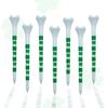 10 Pcs Plastic Golf Tees 3-1/4 Inch Four Leaf Clover Unbreakable Golf Tees to Minimize Friction Side Spin