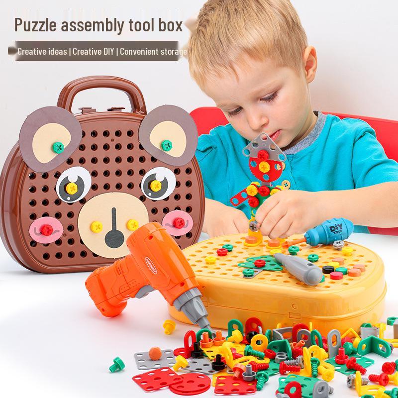 Children's Educational Electric Drill & Screwdriver Repair Toolbox
