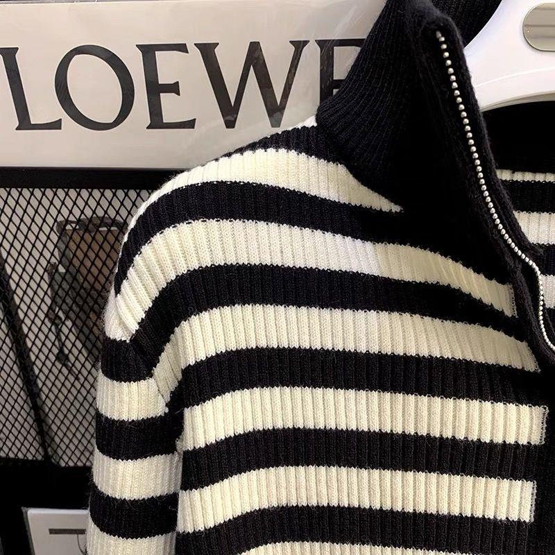 Pullover für Damen Winter Baumwolle Verdickt Warmer Strick Dehnbar Langarm Oversize Jumper Pullover Tops