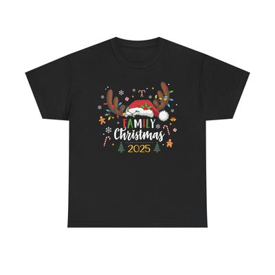 Familienweihnachten 2025 T-Shirt | Passende Feiertagsshirts | Festliche Familiengruppe