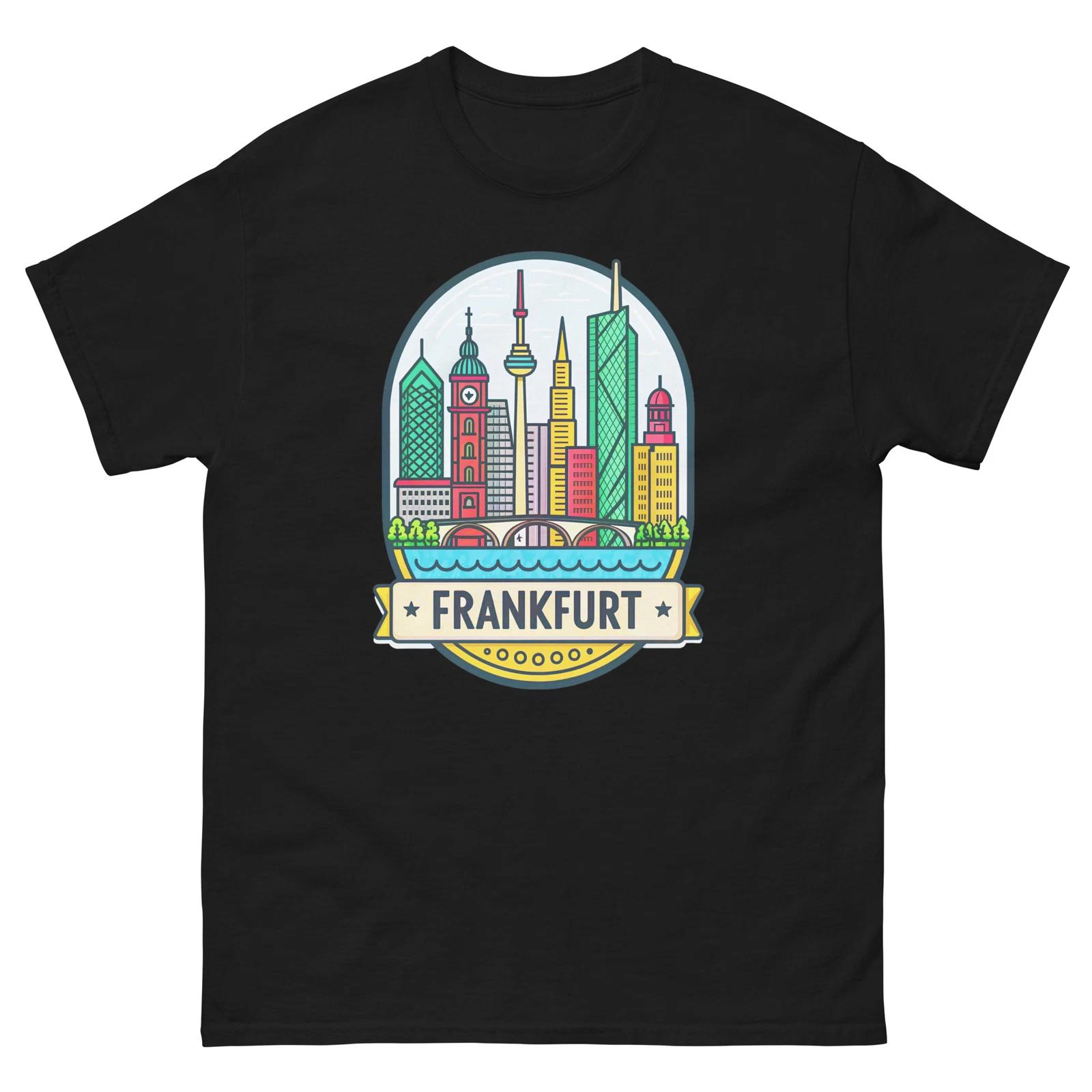 Frankfurt World Travel Urban Area City T-Shirt 3XL