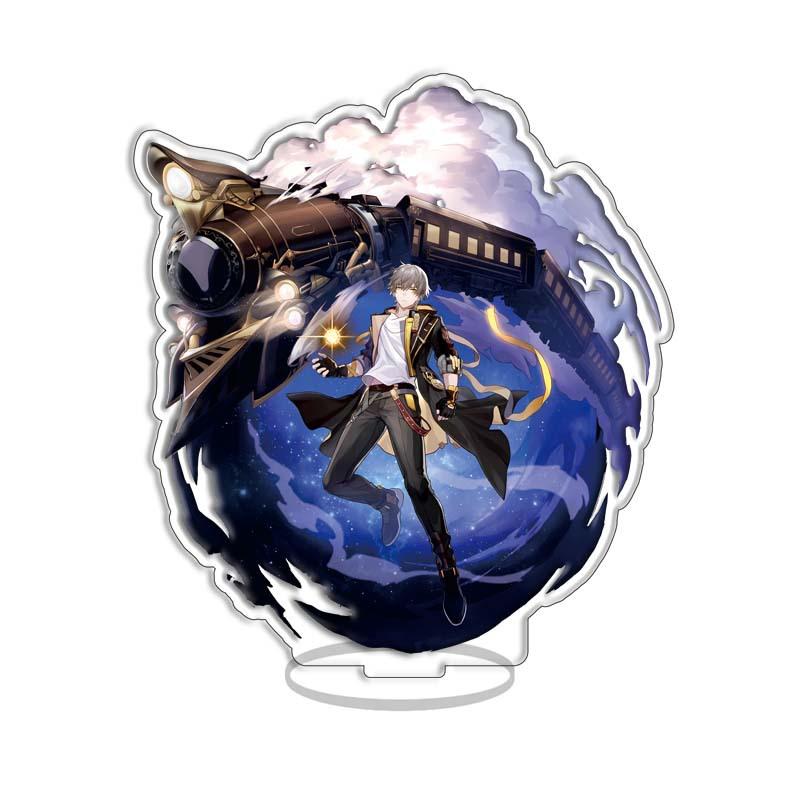 Mezzanine, Milk Tea Acrylic Standing Card, Ornament Game Merchandise 15Cm Desktop Decoration