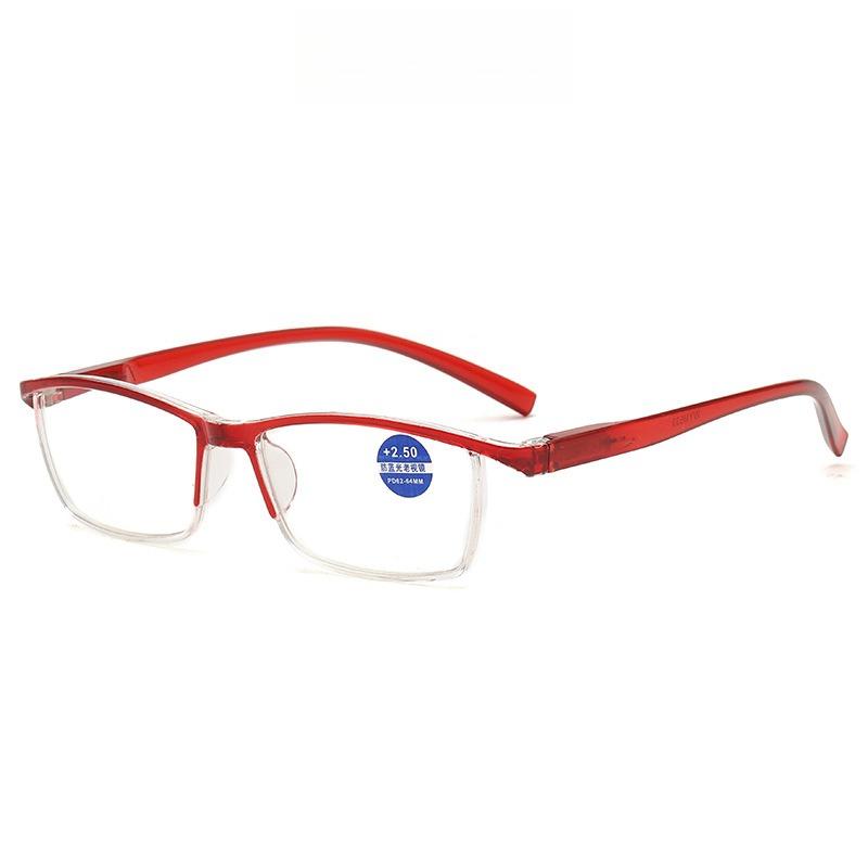 TR90 Reading Glasses for Man and Woman Fashion Business Gradient Color Unisex Eyewear Protection Portable Vintage Eyeglasses