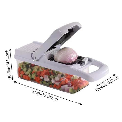 Irishom 22-in-1 Slicer, Julienne, Vegetable Slicer, Self-Cleaning Mini Chopper, Dicer, Kitchen Utensils, Multi-Function Grater, Dicer Chopper, Egg Whi