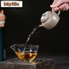 160ml Luxury Yixing Purple Clay Teapots Handmade De Zhong Pot Raw Ore Green Section Mud Kettle Chinese Zisha Tea Set Supplies