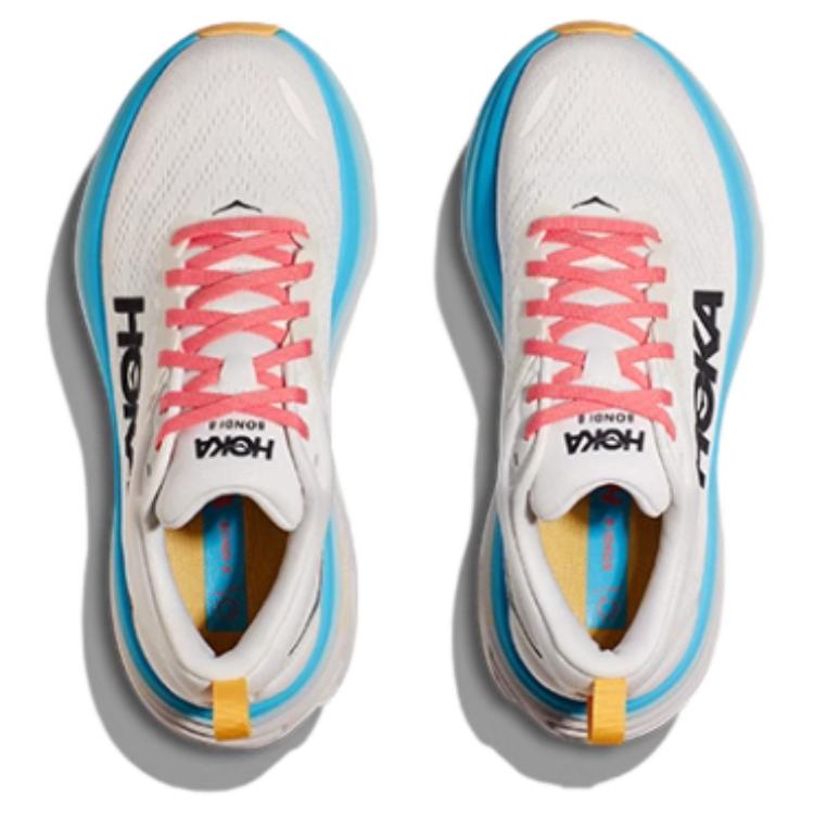 HOKA One One Bondi 8 Blanc De Blanc Dzień na basen Kobiety 1127952-BSW