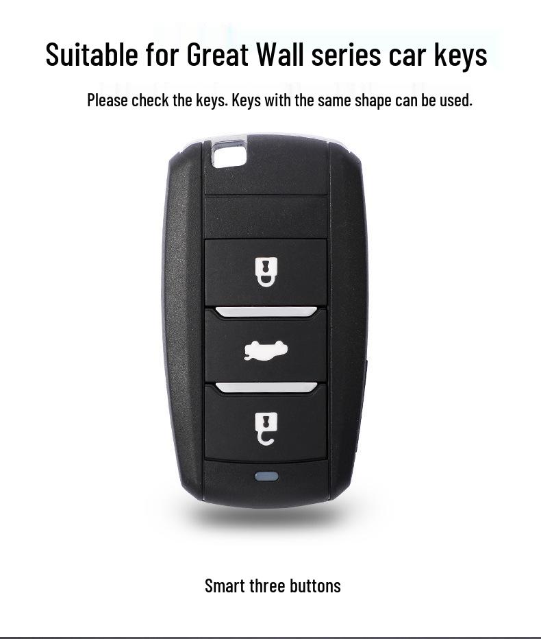 Great Wall Haval H6 Coupe Sport Key Cover for Haval M6, H2, F5, H4 - Mecha Design