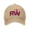 Vintage Robbie Williams Live 2025 Concert Baseball Cap for Unisex Women Distressed Washed Snapback Hat RW Singer Outdoor Gift Hats