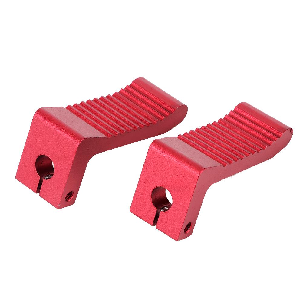 Red Mini Moto Racing Aluminum Alloy Footpeg Foot Rest Peg Footrest Pedal Fit for 47cc 49cc