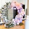 Runtowo 1pc Metal Ring Balloon Arch Bracket, Wedding Arch Decoration, Birthday Party Supplies