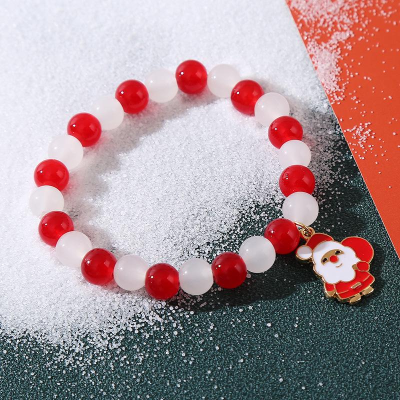 Christmas Style Crystal Beaded Women's Bracelet