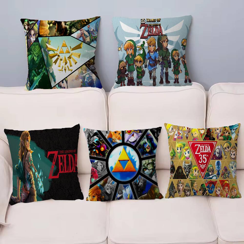 Die Legende von Z-Zelda Spiel Kissenbezug Zoll Bauernhausdekor Heim Überwurf Kissenbezüge für Couch Dekorationen