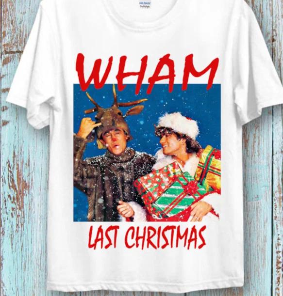 WHAM Last Christmas T Shirt New Year Xmas Christmas Tee Top Cool XL