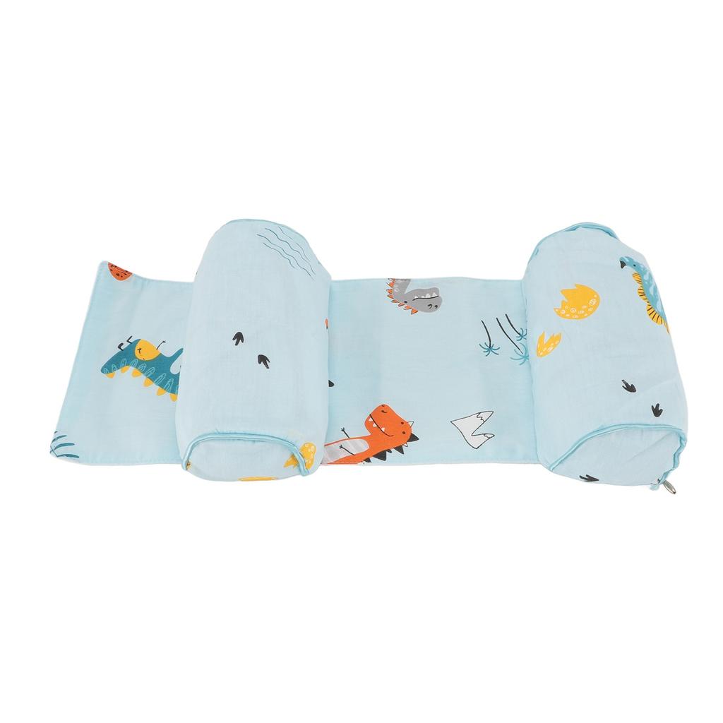 Adjustable Baby Head Support Pillow with Buckwheat Filling Prevent Flat Head Soft Breathable Newborn