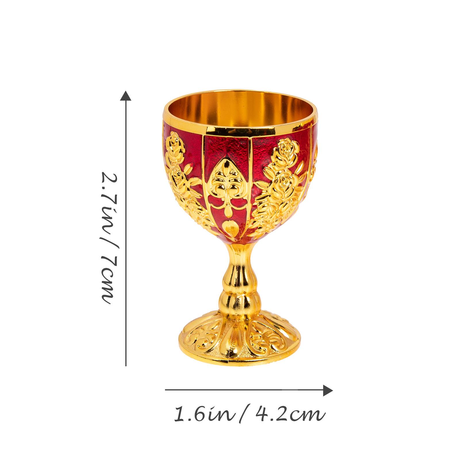 2Pcs Delicate High Foot Whisky Goblets Cups Party Glasses European Style Red Wine Holders Whisky Goblets красный
