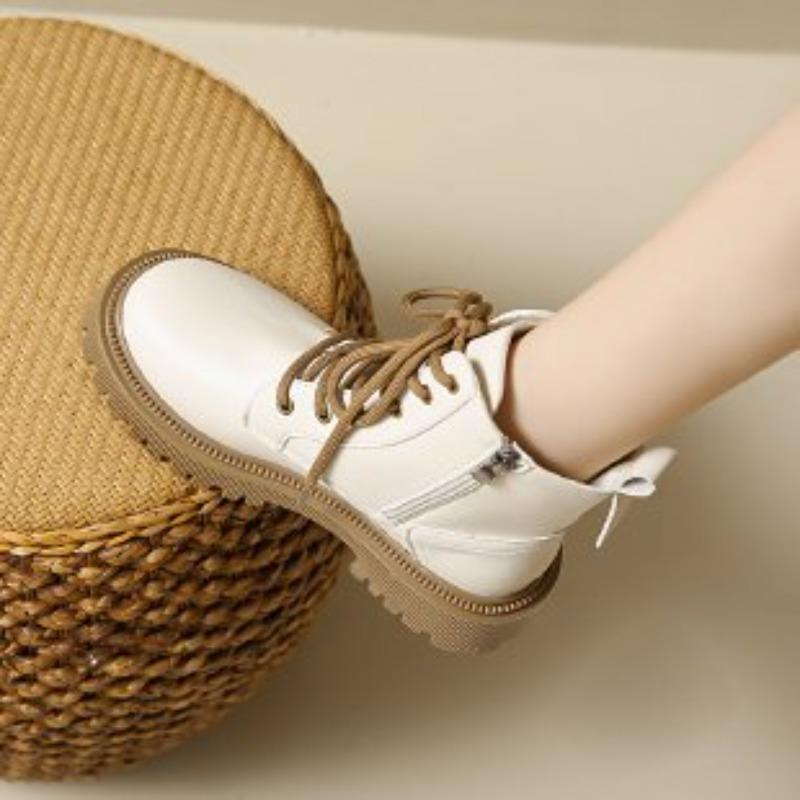 Martin boots women's new autumn thick-soled heightening short boots with skirts and versatile women's boots