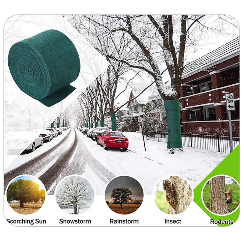 Tree Maintenance Belt Cold-Proof Wrap Plant Bandages 15/16m, Winter-Proof Wear Protections Plants Bandage For Warm Keeping And Moisturizing