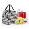 Maneskin Band Rock Musical Insulated Lunch Bag for Women Kids Leakproof Food Boxes Thermal Lunch Box Tote