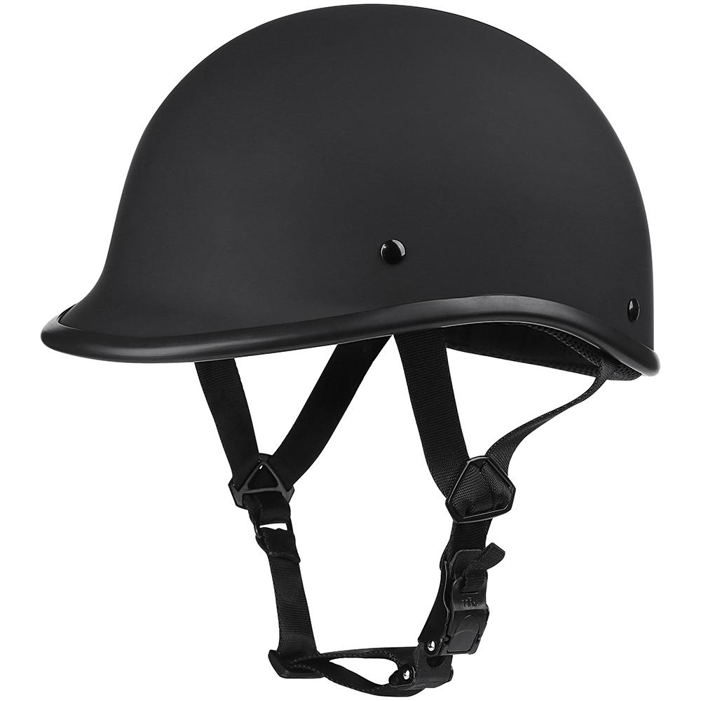 VGV Classic Retro Half Helmets for Motorcycle Open Face Helmet Beanie Cruising Skull Cap Small for Motorbike Scooter Chopper