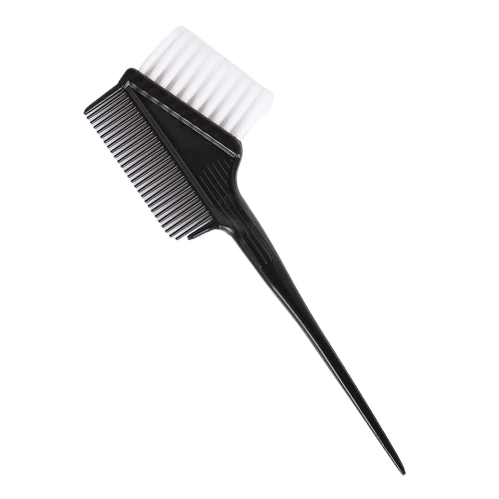 Hair Dye Brush Set of 2 Hair Dye Brush Hair Dye Brush Hair Color Comb Hair Dye Plastic DIY Home Use Professional Use (Black)