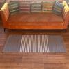 Rug Boho Grey Cotton 70x170 Cm