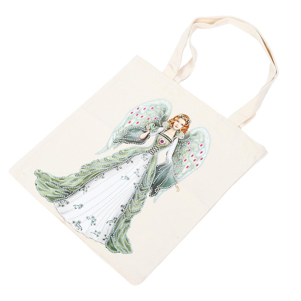 DIY Diamond Painting Shopping Bag Rhinestones Painting Tote Bag with Handles Tool SetBB011