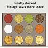 Yousheng Transparent Grain Canister Kitchen Sealed Jar Food-Grade Airtight Storage Container Pantry Organizer for Snacks Dried Foods Tea