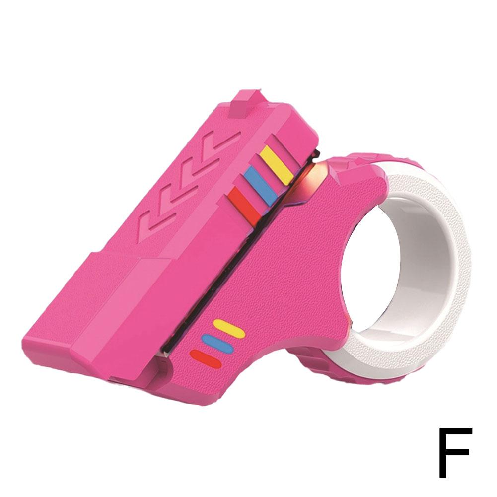 Roterende fingerskyvere Fidget Leketøy Kontor Stresslindring Skyver Skrallefinger Fidget 3D-printet Fidegt LekerFingertupp Teksturert