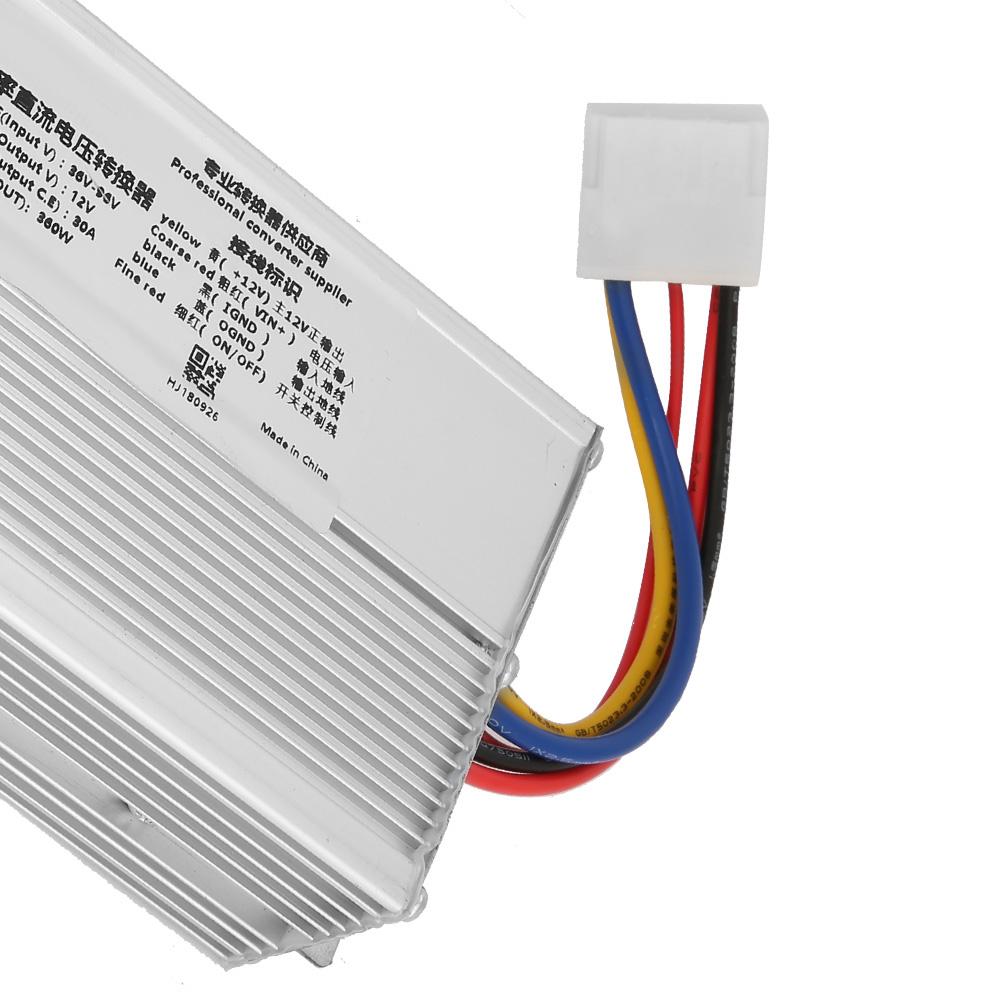 36-96V na 12V 30A 360W Převodník Adaptér Transformátor napětí