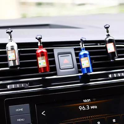 Hot Sale Car Air Freshener NOS Nitrogen Bottle Air Vent Aromatherapy Auto Aroma Outle Perfume Flavoring Fragrances Accessories